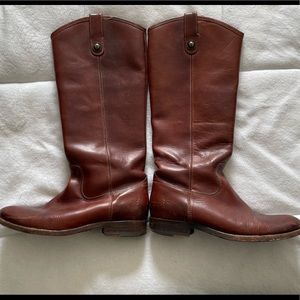 Frye Melissa Button Boots - Genuine Leather